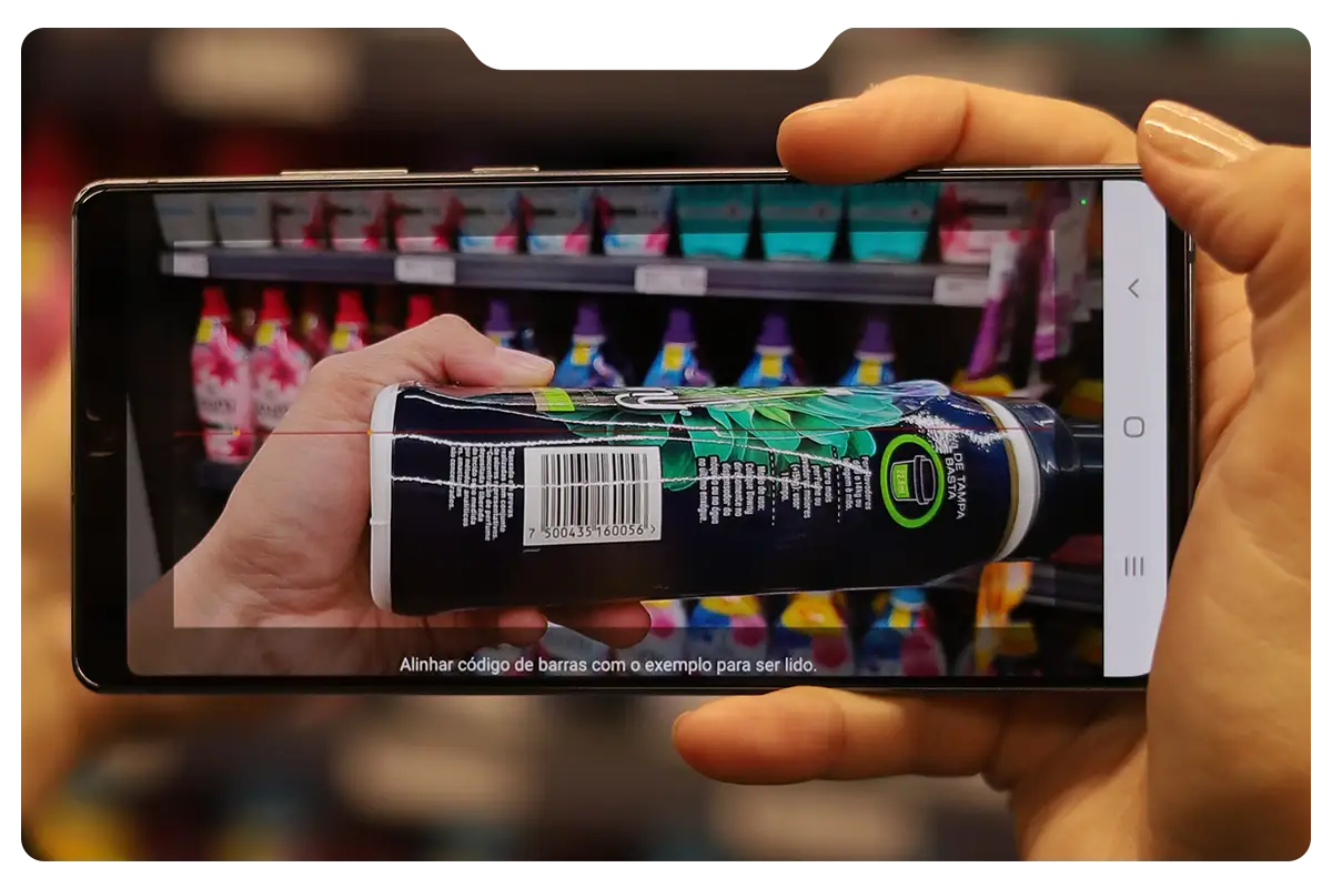 App com leitor de código de barras
