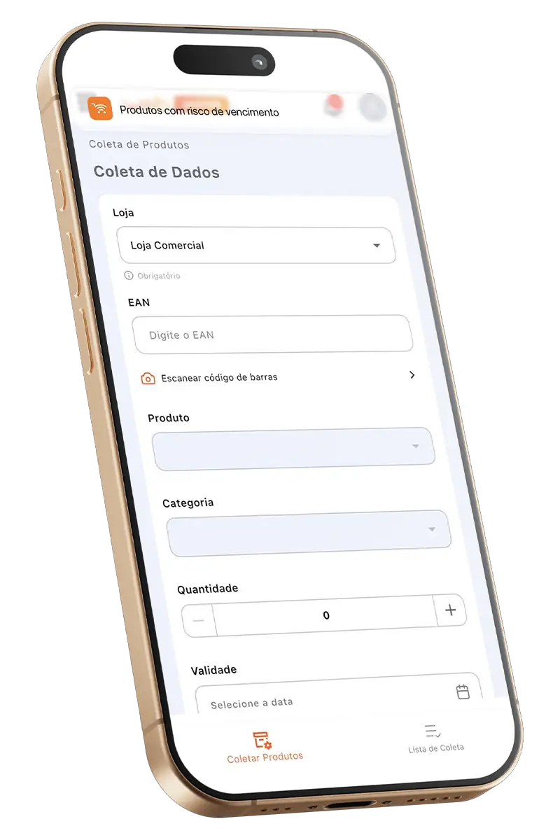 Notificações push de validade