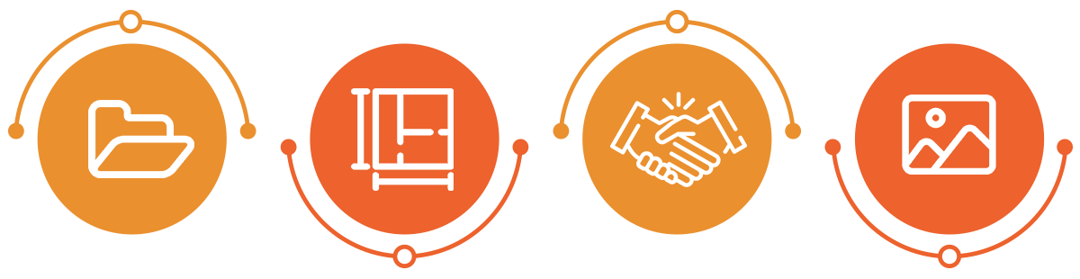 4 etapas. Tudo dentro da plataforma.