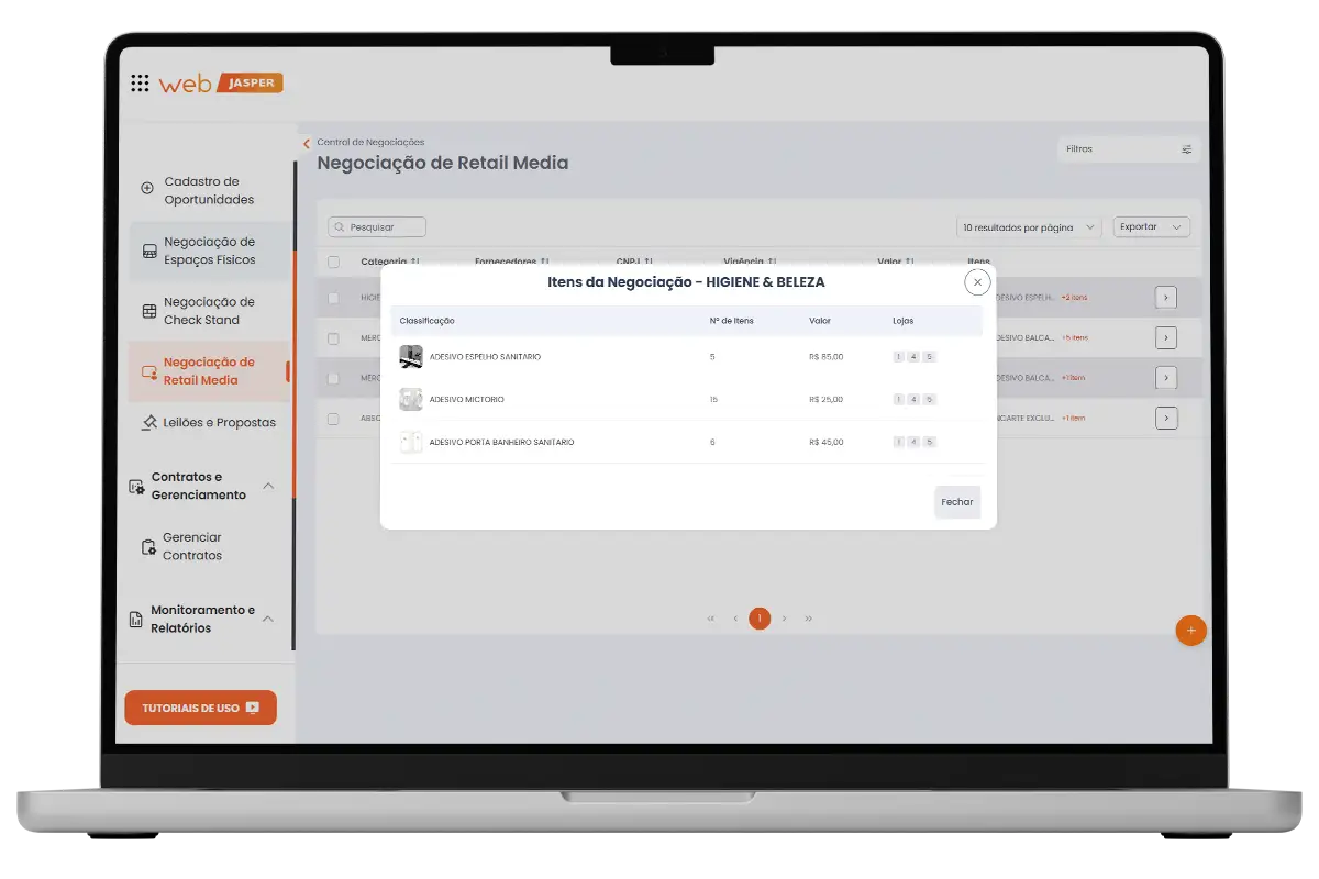60+ tipos de pontos extras mapeados